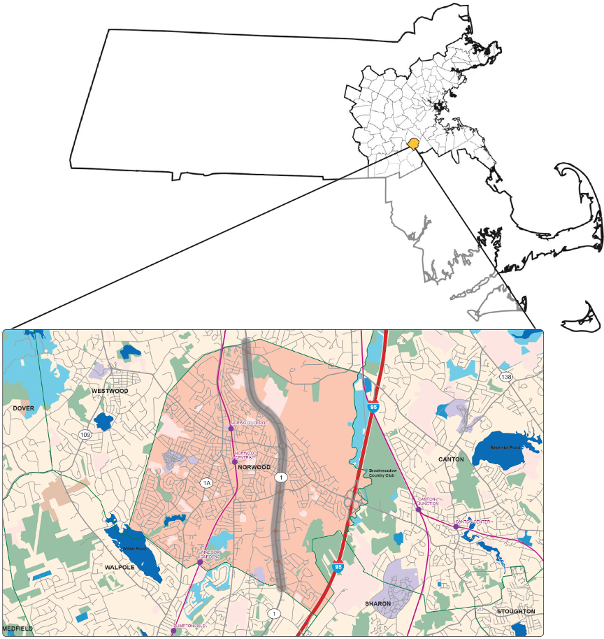 Map of the study area.